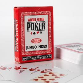 Fournier Poker 818 Jumbo Index Premium Cards Red 