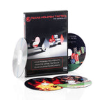 Texas Hold'em Tactics poker training case with several of its discs fanned out beside it
