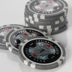 Squirrel Poker Poker Club - Poker Chip Roll of 25 – Laser Design New Recycled Composite 15g