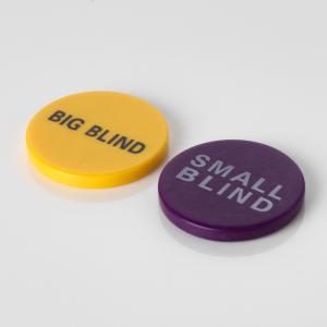 49mm Big Blind and Small Blind Buttons