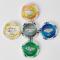 1000pcs Poker set 11.5G Las Vegas Casino Foil - 7 Colours